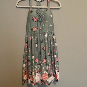 Floral Dress, XS, Light Padding with Crochet Detail in Back